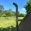 2個 45度 ステンレススチール 煙突チューブ 2.36インチ キャンプテントストーブ用