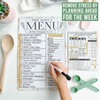 Weekly Meal Planner Dry Erase Board for Refrigerator - Marble