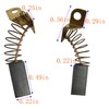 Motor Brushes for Porter Cable 7800 Drywall Sander N119739 879058