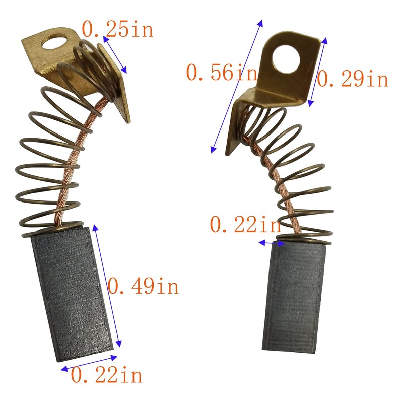Motor Brushes for Porter Cable 7800 Drywall Sander N119739 879058