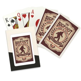 Lantern Press Joseph, Oregon, Bigfoot, Hide and Seek World Champion, (52 Playing Cards, Poker Size Card Deck with Jokers)