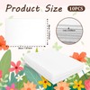 Jeffdad 10Pcs Felt Fabric Sheets, 11.8"x7.87" Soft Craft Felt Sheets