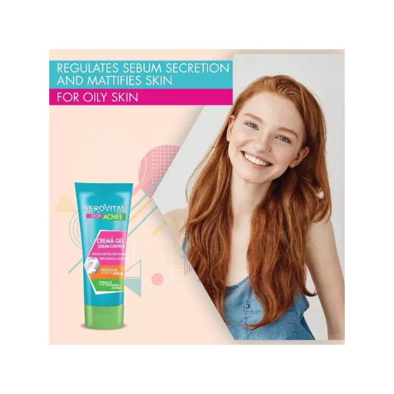 GEROVITAL STOP ACNE 피범 컨트롤 페이스 크림-젤 50ml GEROVITAL Stop