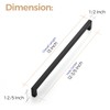 Ravinte 18 Pack 12-3/5 Inch Kitchen Square Cabinet Handles Matte