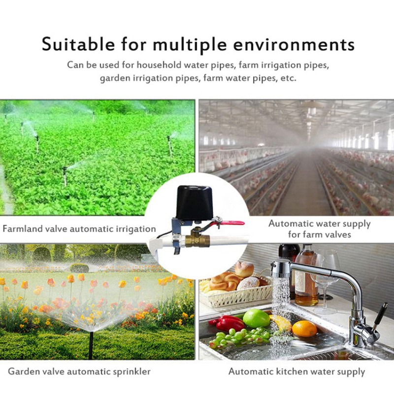 WIFI Smart Gas Water Valve for Tuya APP Remote Control