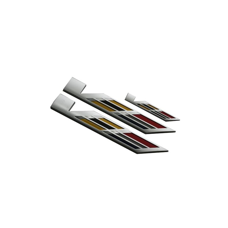 3Pcs New V Car Emblems Door Liftgate Badge V Logo