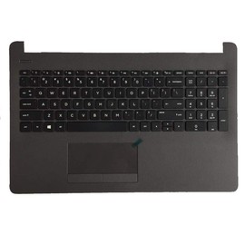 LTPRPTS Original New for HP Probook 15-BS 15-BW 250 G6 255 G6 Upper Palmrest Case with Non-Backlit Keyboard & Touchpad 929906-001
