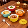 Hacaroa Set of 6 Mini Cocotte with Lid, 8 Oz