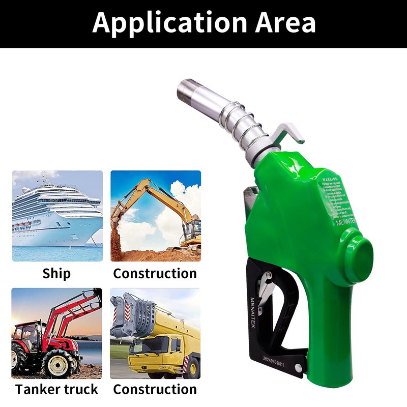 MENAITEK-120 Heavy Duty 1" inch NPT Automatic Shut-off fuel nozzles