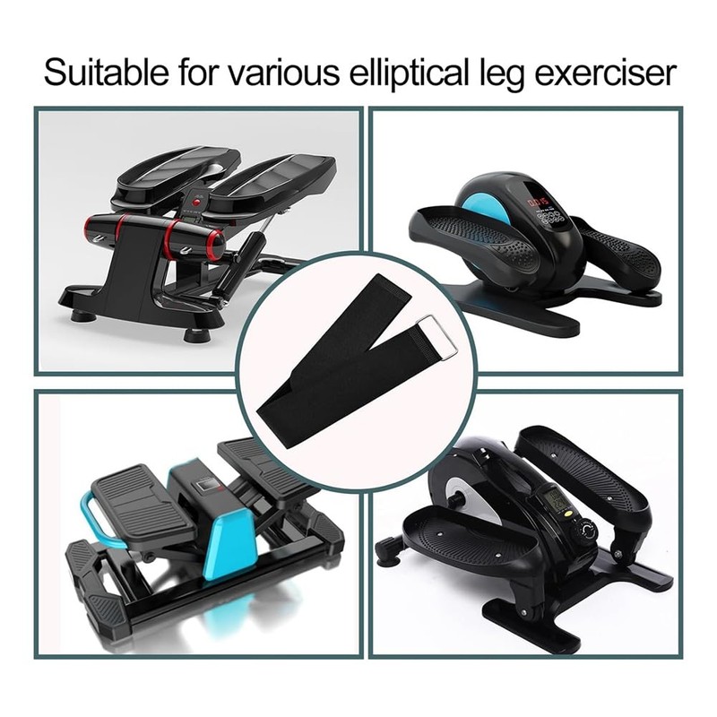 Daiilg 6pcs Adjustable Pedal Straps for Ellipse Leg Exerciser Machine,