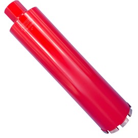 Virginia Abrasives 425-03041 - 1pc 4" x1 4" x 1-1/4"-7 Premium 4" Diamond Core Drill Bits for Wet Cutting & Hole Maximum Drilling Depth & Barrel Coring Reinforced Concrete,Hard Stone,Brick, & Masonry