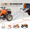 Portable 1250lbs Aluminum Loading Ramps with Straight Ramp Treads and