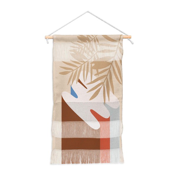 Society6 Mpgmb Tropical Breeze 01 Fiber Wall Hanging, 11" x