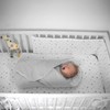 Sevira Kids - Reversible Swaddling Bag, Grey, Dès la Naissance