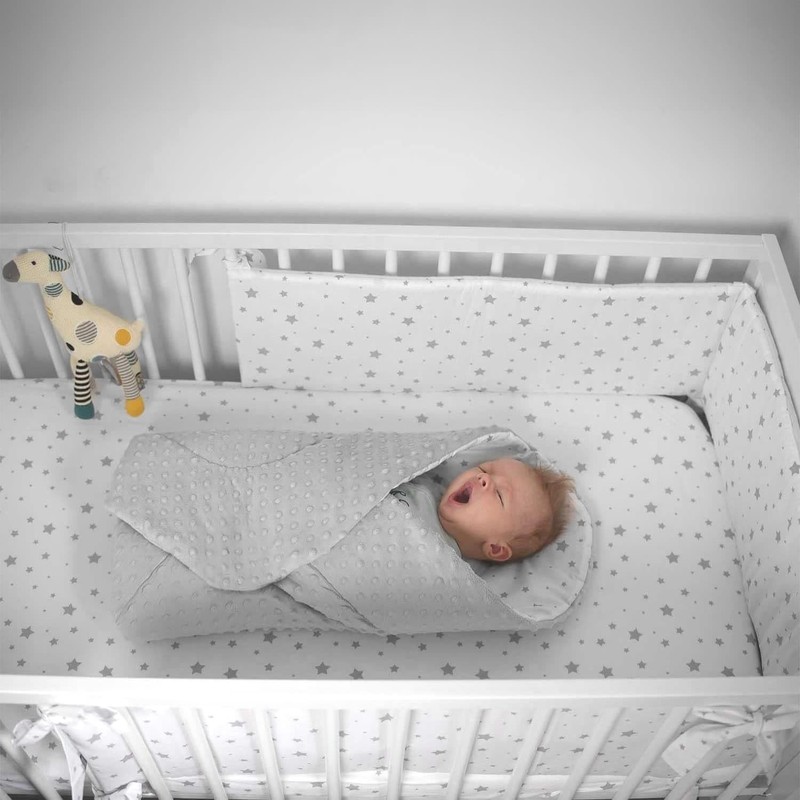 Sevira Kids - Reversible Swaddling Bag, Grey, Dès la Naissance
