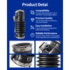 Donminggl 17226-5PA-A00 Air Intake Hose Tube with Clamps Fit for