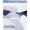 SEAAES 33 Inch Snow Brush and Ice Scraper for Car