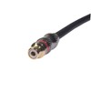 SUPVOX 3pcs Professional Audio Cable RCA to XLR Adapter Black