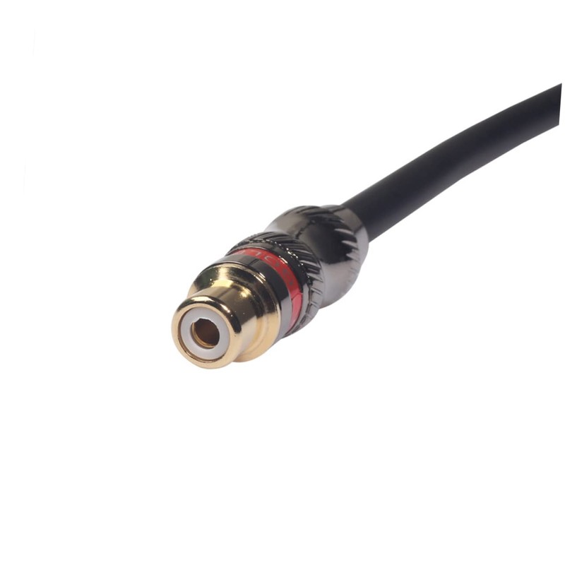SUPVOX 3pcs Professional Audio Cable RCA to XLR Adapter Black