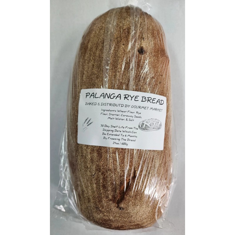 European Style Rye Bread & Palanga Rye Bread (1 Loaf
