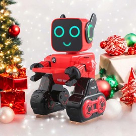 njoyn 2.4GHz Programmable RC Remote Control Robot with Dance, Sound and Music Functions as well as Economy Mode, Long Playtime for Fun and Learning Combined, Boys and Girls