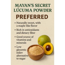 Lucuma Powder Organic Raw – Non-GMO & Nutrient-Dense Superfood | Certified Organic Lucuma Powder for Smoothies, Baking & Desserts – Natural Sweetener (1 Pound (Pack of 2))