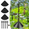 Bird Feeding Station Kit with Squirrel Baffle and Suet Cage