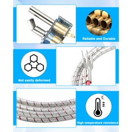 QAGGUM Furnace Pilot Kit Fit for Robertshaw PG9A25 PG9A19 PG9A42JTL020 PG9A01, Burner Heater Replace 1820-009, 90° Right Hand Flame 750mV 32 In