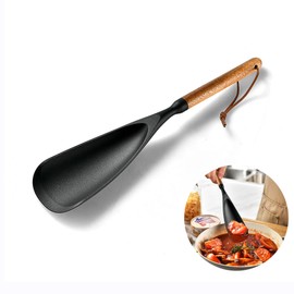 Silicone Spatula Spoon for Cooking and Baking, Heat Resistant Flexible Non-Stick Kitchen Utensil with Ergonomic Handle, Multi-Purpose Tool for Flipping, Scraping, Mixing, and Food Prep
