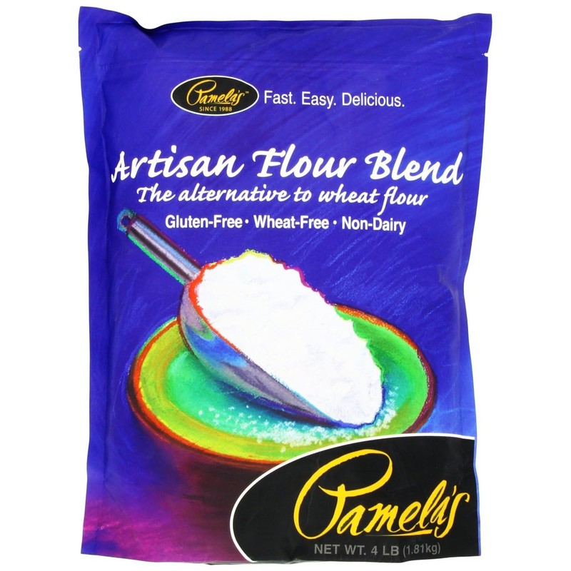Pamela's Gluten-Free All Purpose Artisan Flour Blend, 4 Pounds (Pack