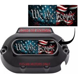 Kustom Cycle Parts Custom Photo - Image M8 Transmission Cover Insert. Fits Harley Davidson M8 Motor