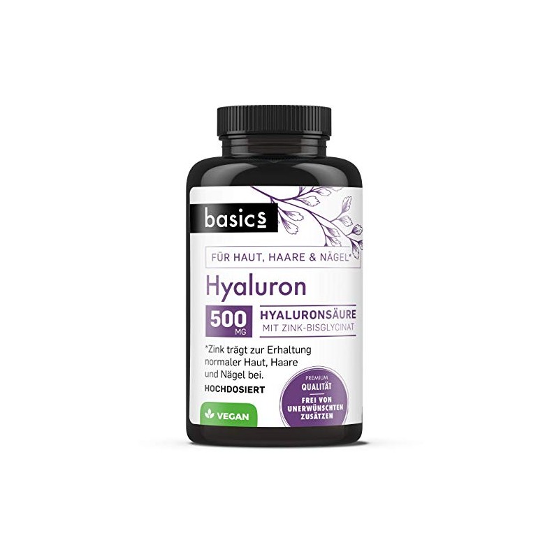 basics Hyaluronic Acid Capsules – High Dose 500-700 kDa Plus