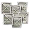 6 Pack - MERV 8 Pleated Air Filter - 9"