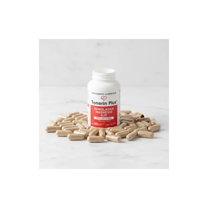 Tonerin Plus Remolacha Magnesio Ajo Formula Herbal 160c