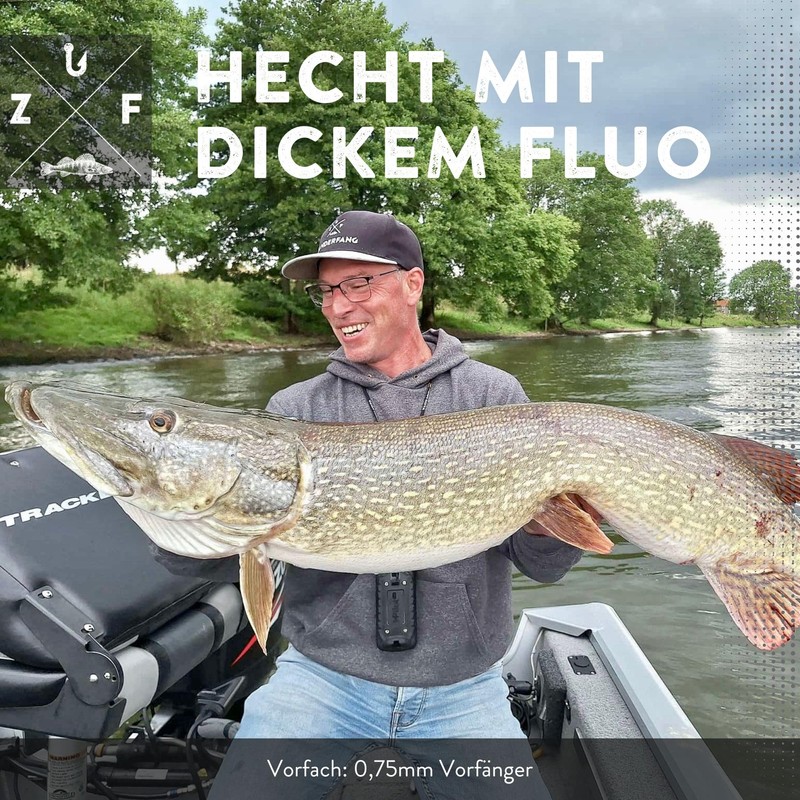 Zanderfang - Fluorocarbon leader fishing line for pike and zander