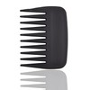 AOVNA 1 Pack Streaker Combs Black Wide Teeth Comb Detangling