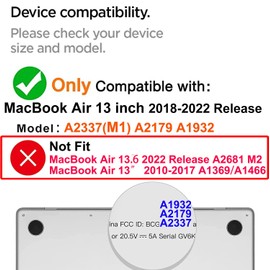 Teazgopx Bling Rhinestone Case Compatible with MacBook Air 13 inch 2022 2021 2020 2019 2018 Release M1 A2337 A2179 A1932 Touch ID,Glitter Sparkle Diamond Case Fashion Luxury Shiny Crystal Hard Shell