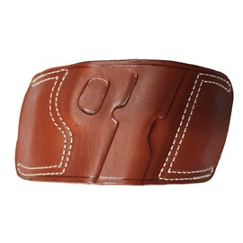 YT HOBBY Handmade Fast Draw Outside The Waist Band OWB Carry Leather Gun Holster (Brown - Right Hand, All 1911 Models)