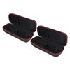 FUNOMOCYA Wireless Microphone Case for 2pcs Eva Storage Bag Zipper