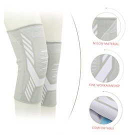 FOMIYES Lightweight Comfortable Knee Brace 1 Pair Anti-Slip Compression Sleeve for Sports and Everyday Use Breathable Nylon Support for Joint Stability