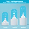 Silicone Nipples for Lansinoh Bottles, Anti-Colic Replacement Nipple for Baby