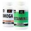 Nt Nutrition Pack Omega 3 Y Vitamina C 120 Capsulas Sabor Natural
