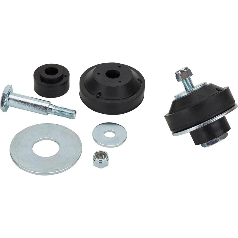 Universal Bolt-Through Engine Mount Cushion Kit - Heavy Duty Rubber