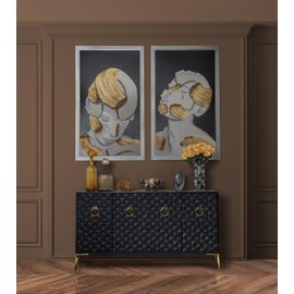 17" Glass Bottle Vase with Stopper - Taupe Brown Decorative Table Accent for Home or Office - Contemporary Rustic Glass Decor