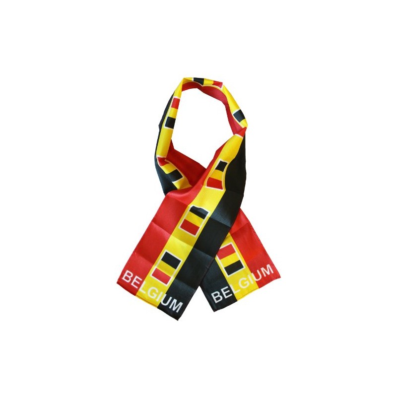 Belgium - Lightweight Polyester Flag Scarf