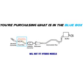 Exhaust Front Pipe Compatible for 2010-2011 Mercury Milan 2.5L | Stainless Steel | Northeastern Exhaust | Free Gaskets Included | Direct-Fit Replacement