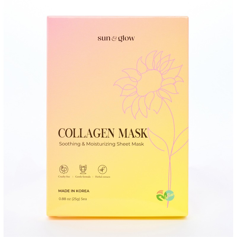 SUN GLOW Sun Glow Mascarilla Vegana de Col geno con