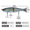 Goture Glide Baits, Jointed Swimbait Bass Pike Salmon Trout Muskie