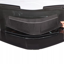 autopart2021 Real Carbon Fiber Rear Window Decklid Hatch Trim Cover For C8 corvette Coupe