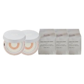 Atomy Absolute Urban Shield Sun Cushion 15g x 2 + Refill 15g x 3 / 애터미 앱솔루트 어반 쉴드 선쿠션 15g 2개 + 리필 15g 3개